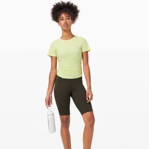 NWOT Lululemon Fast and Free Short 10" Dark Olive